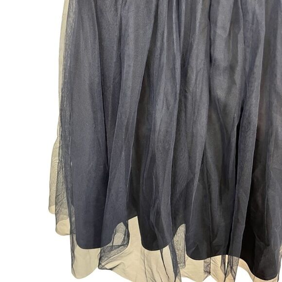 BLONDIE NITES Navy Sequin Strapless Whimsigoth Prom Homecoming Dress Babydoll 3 - Picture 14 of 16